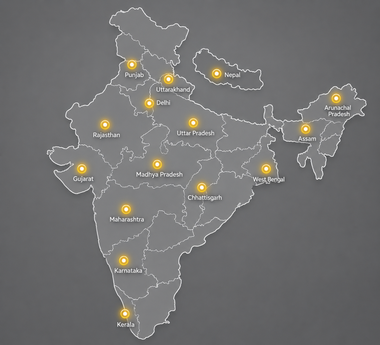 India Map Outline